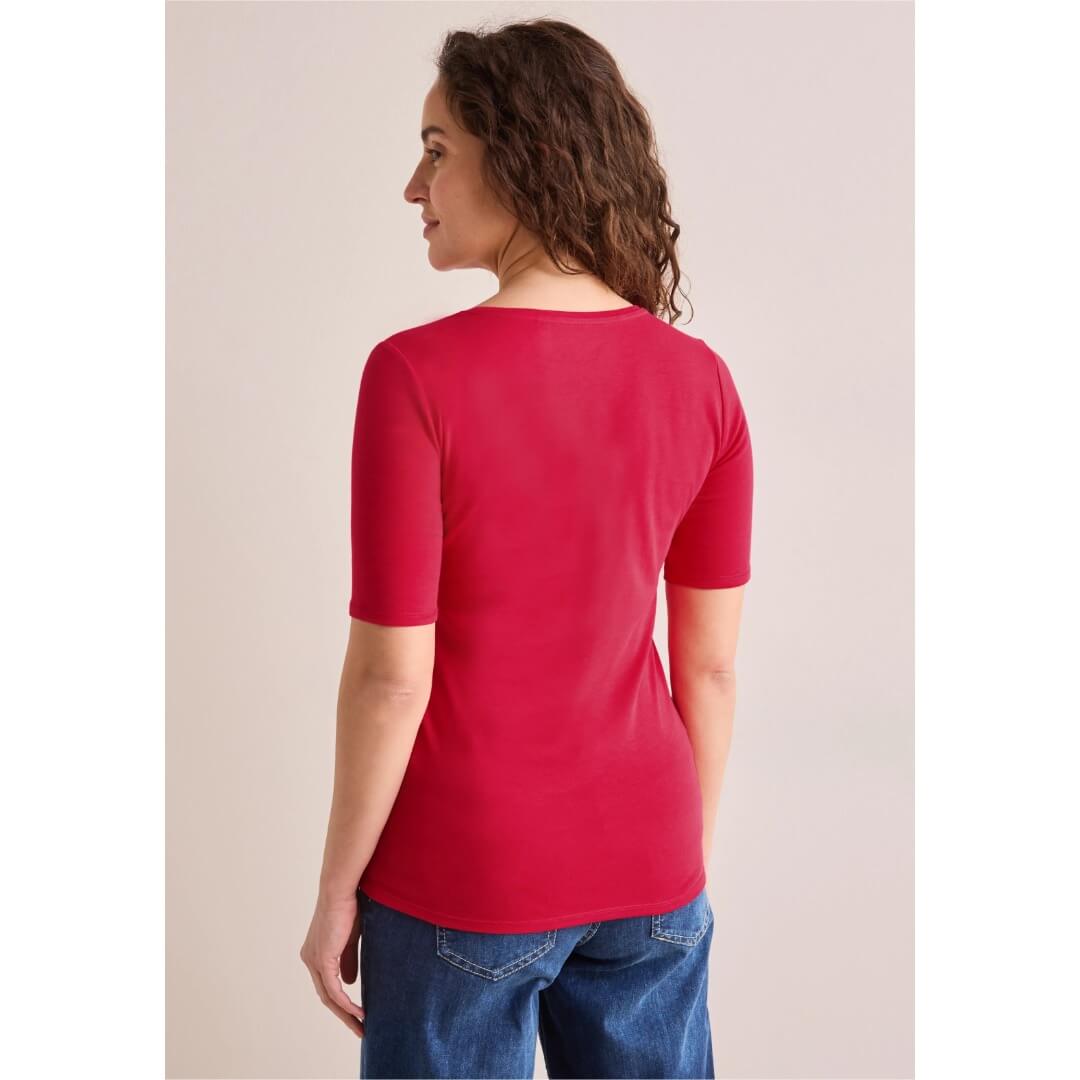 Cecil trikoopaita Lena, punainen - Moment.fi