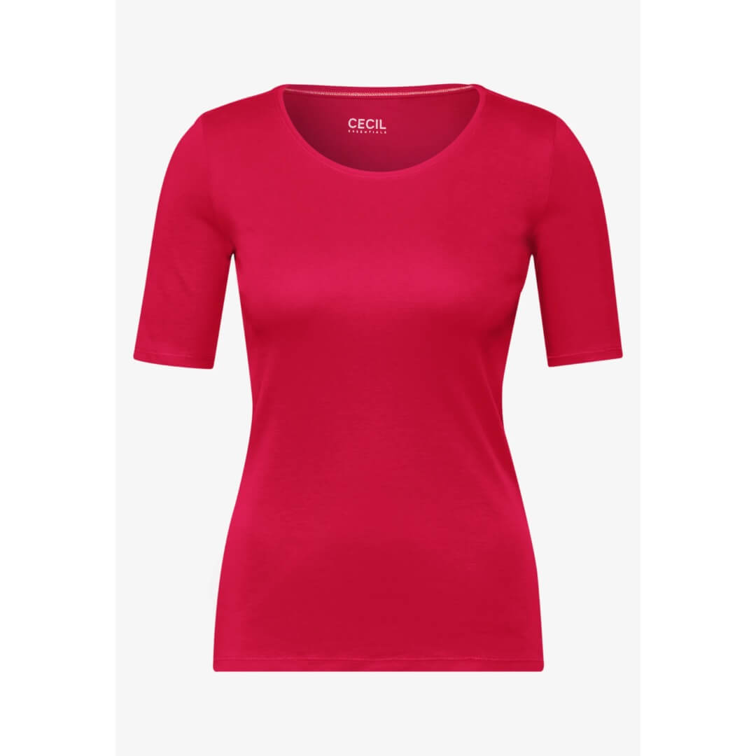Cecil trikoopaita Lena, punainen - Moment.fi