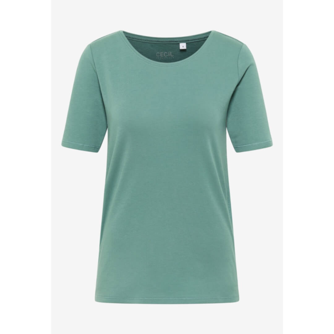Cecil trikoopaita Lena, vihreä - Moment.fi