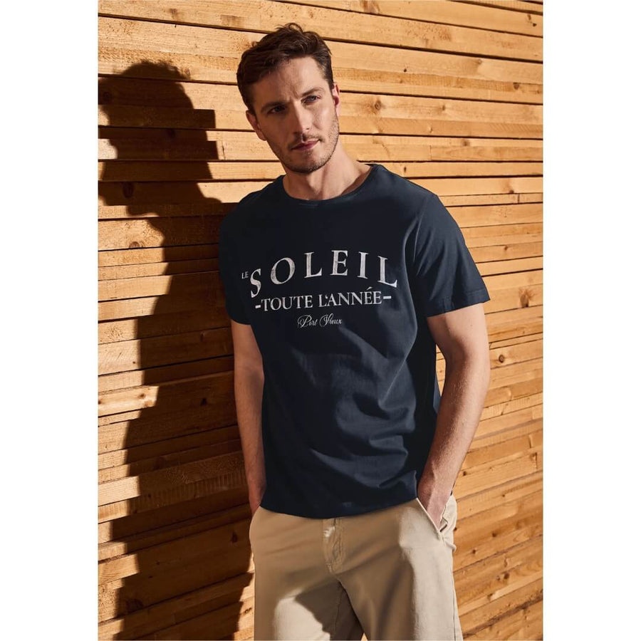 Street One t-paita printti, tummansininen - Moment.fi