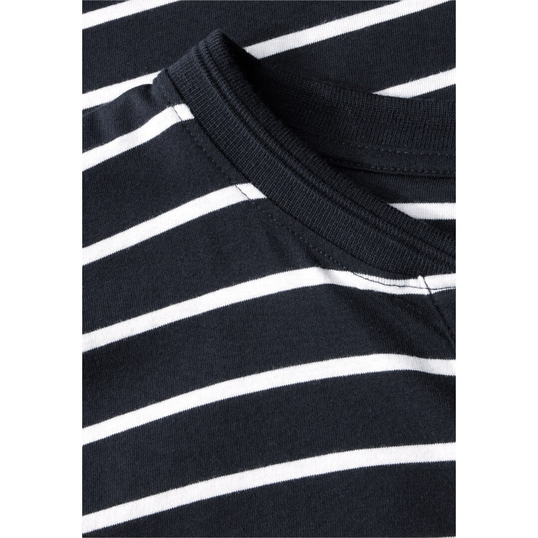 Street One henley raidallinen, tummansininen - Moment.fi