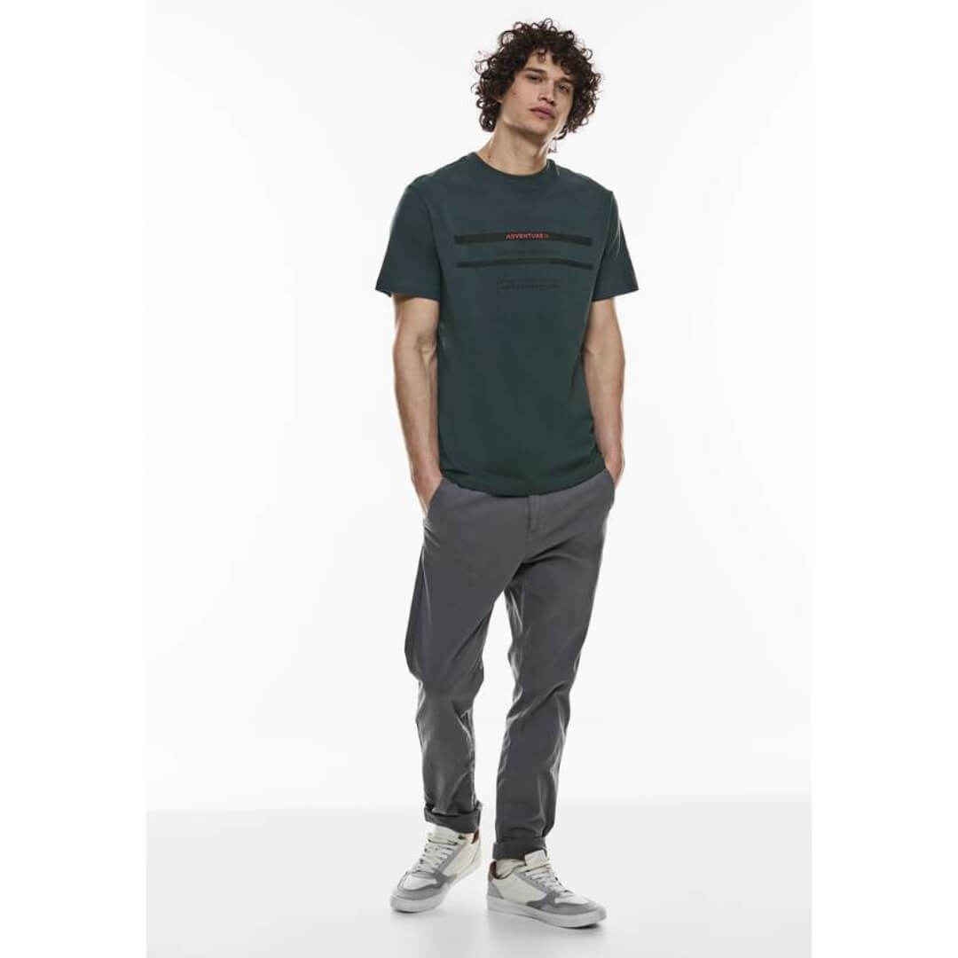 Street One t-paita, tummanvihreä - Moment.fi