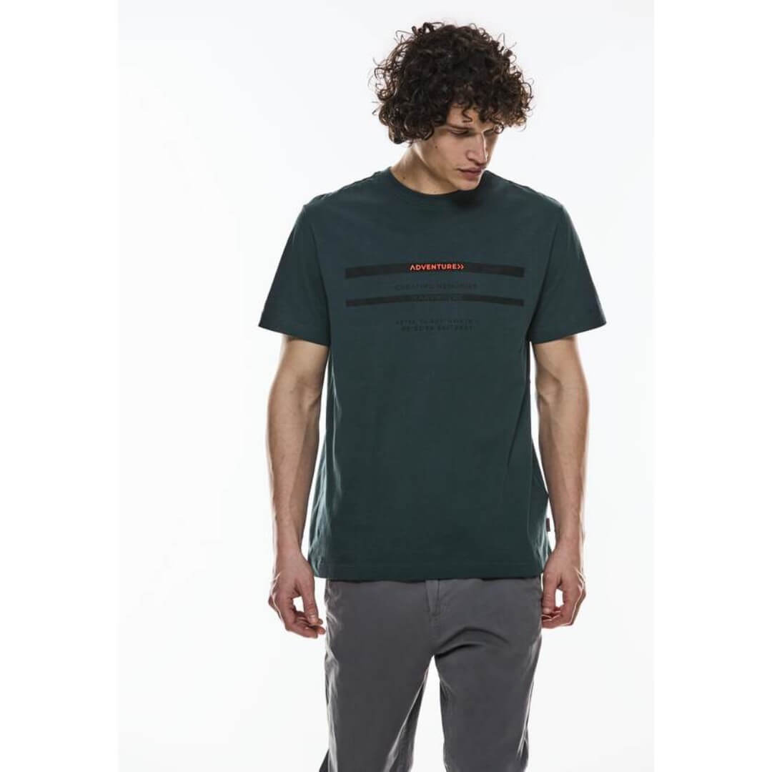 Street One t-paita, tummanvihreä - Moment.fi