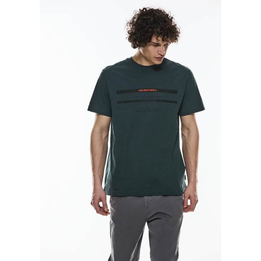 Street One t-paita, tummanvihreä - Moment.fi