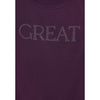 Street One t-paita silk look, viininpunainen