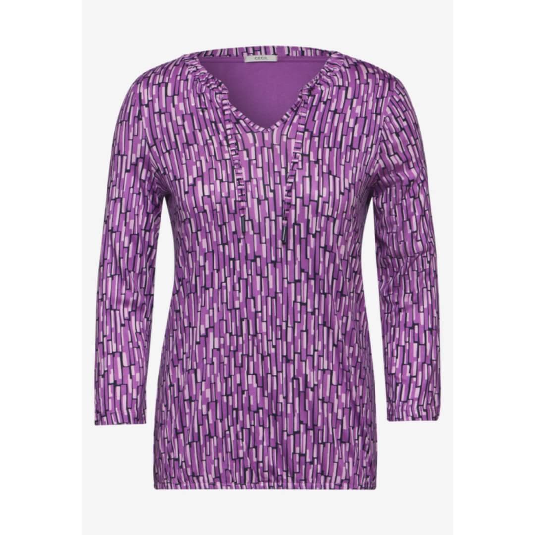 Cecil kuosipaita, lila - Moment.fi