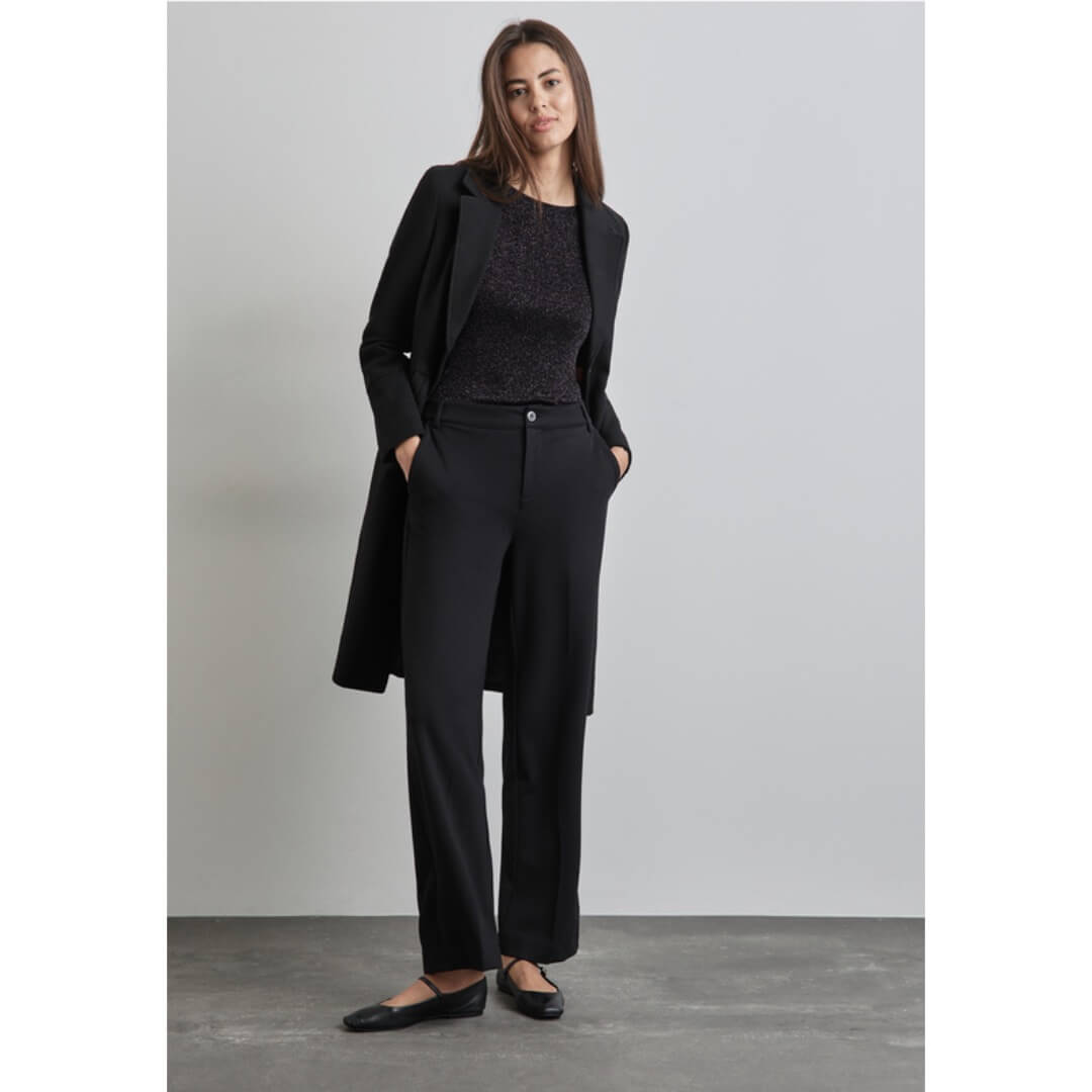 Street One paita lurex, musta - Moment.fi