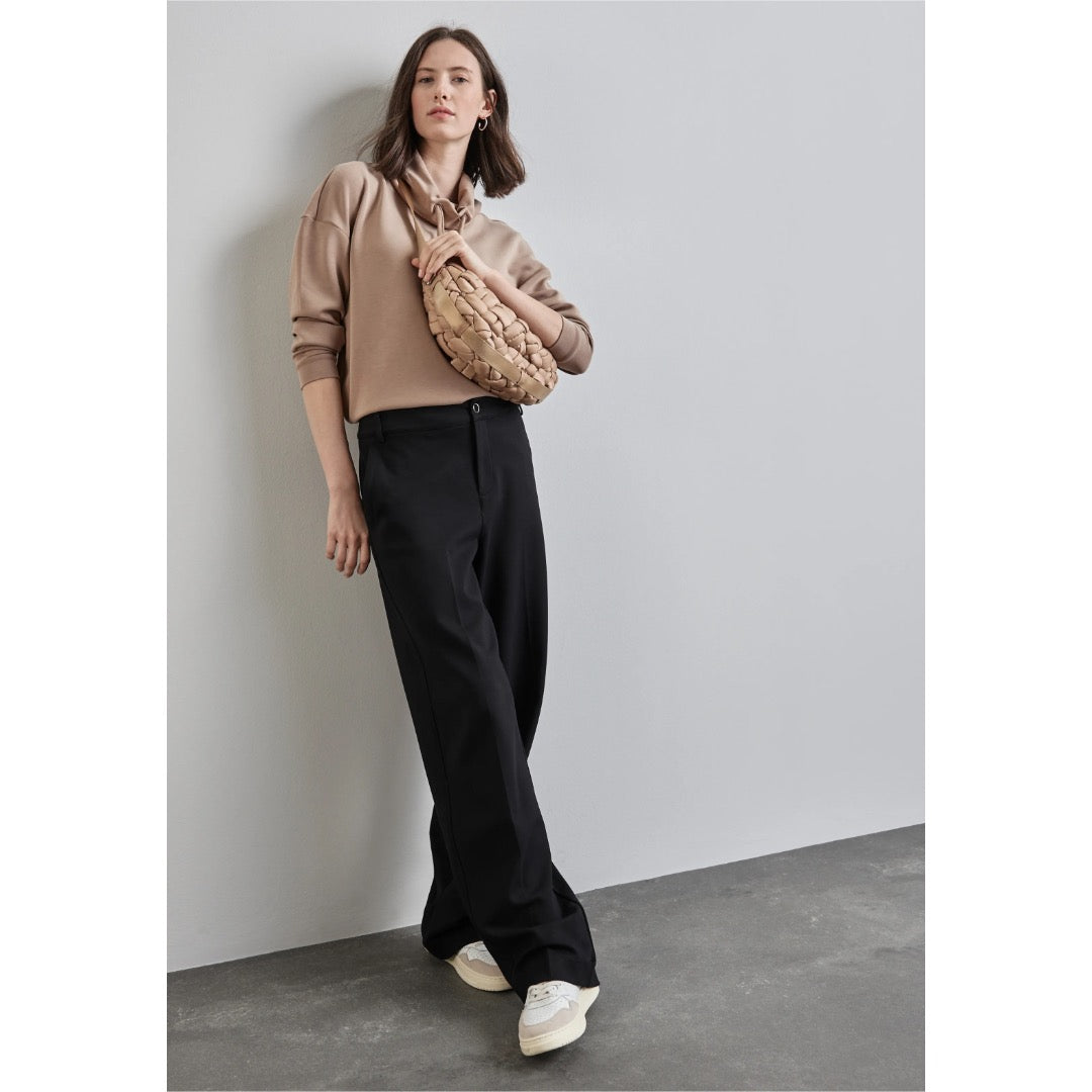 Street One collegepaita, beige - Moment.fi