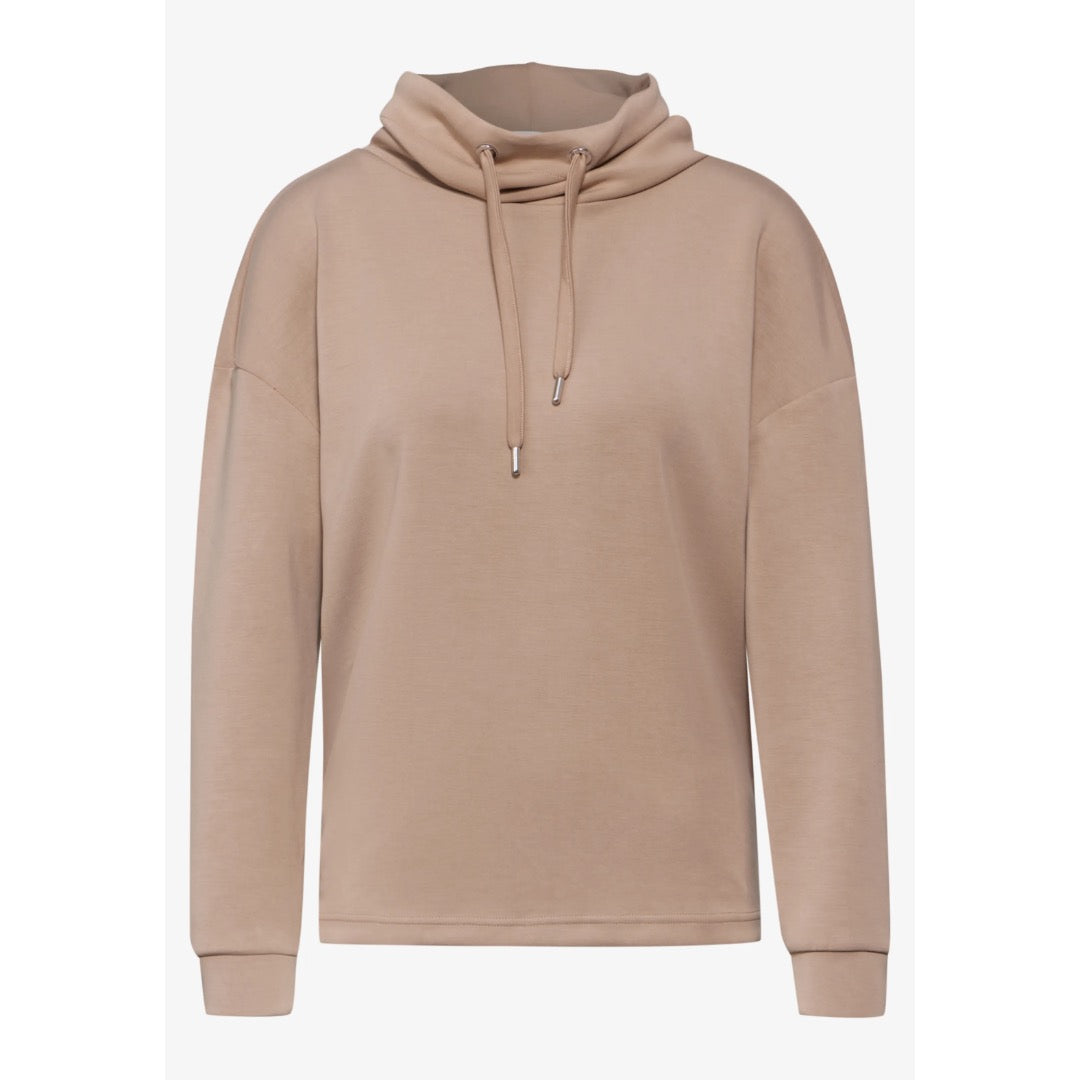 Street One collegepaita, beige - Moment.fi