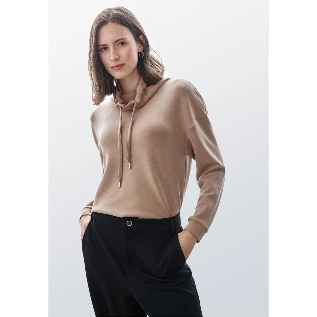 Street One collegepaita, beige - Moment.fi