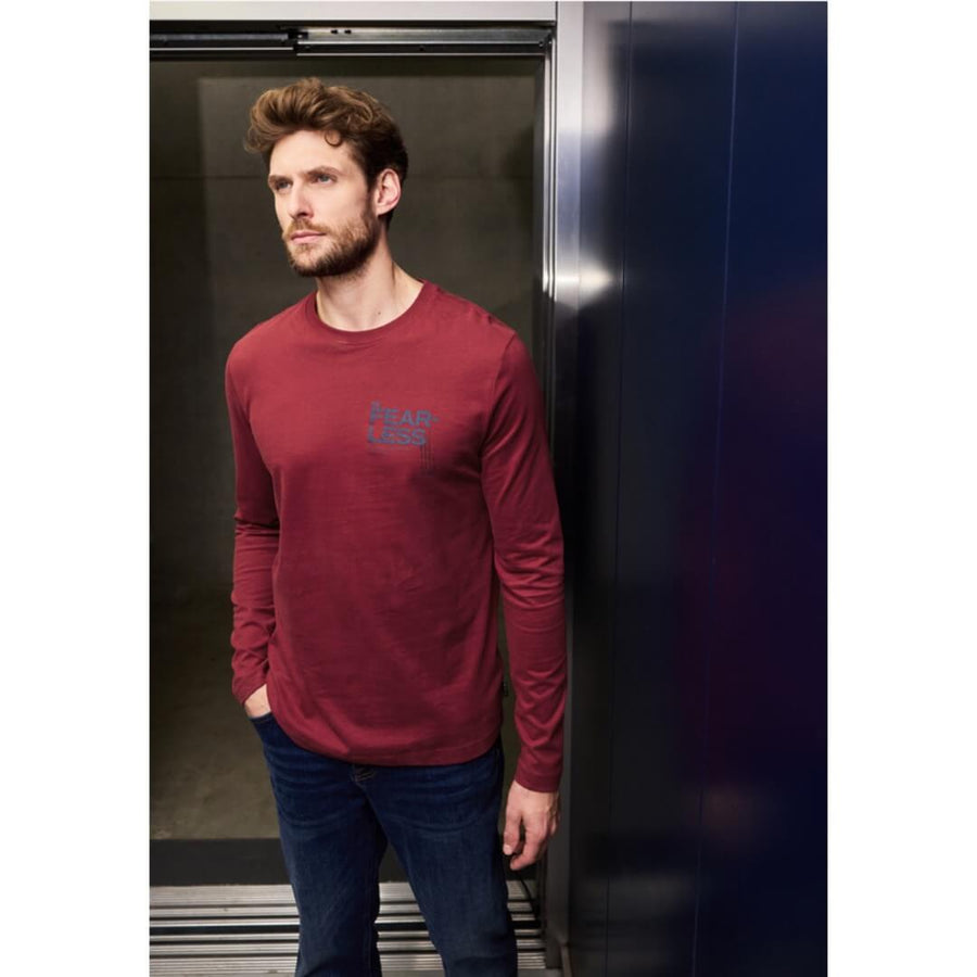 Street One trikoopaita 1/1, punainen - Moment.fi