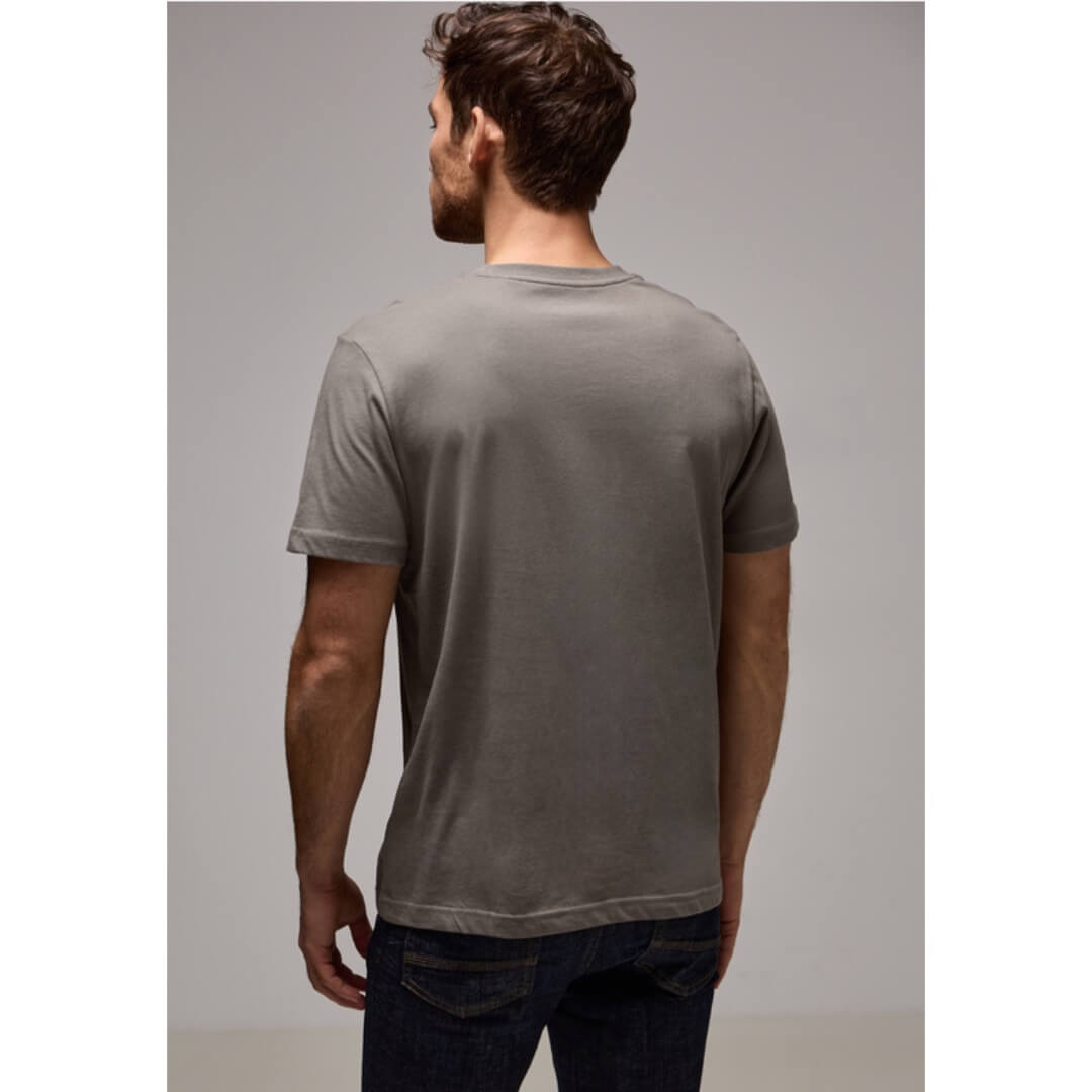 Street One t-paita printti, ruskea - Moment.fi