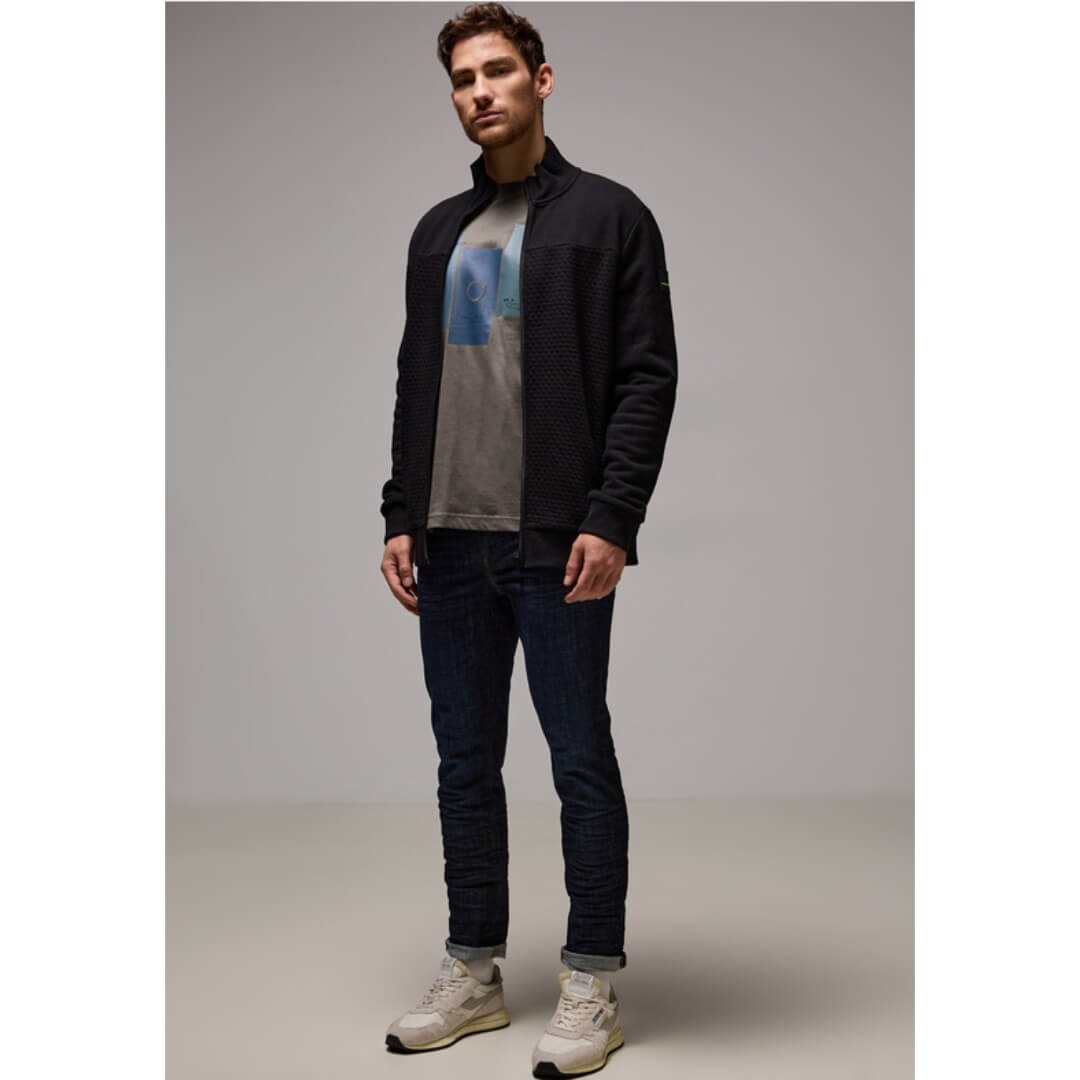 Street One t-paita printti, ruskea - Moment.fi