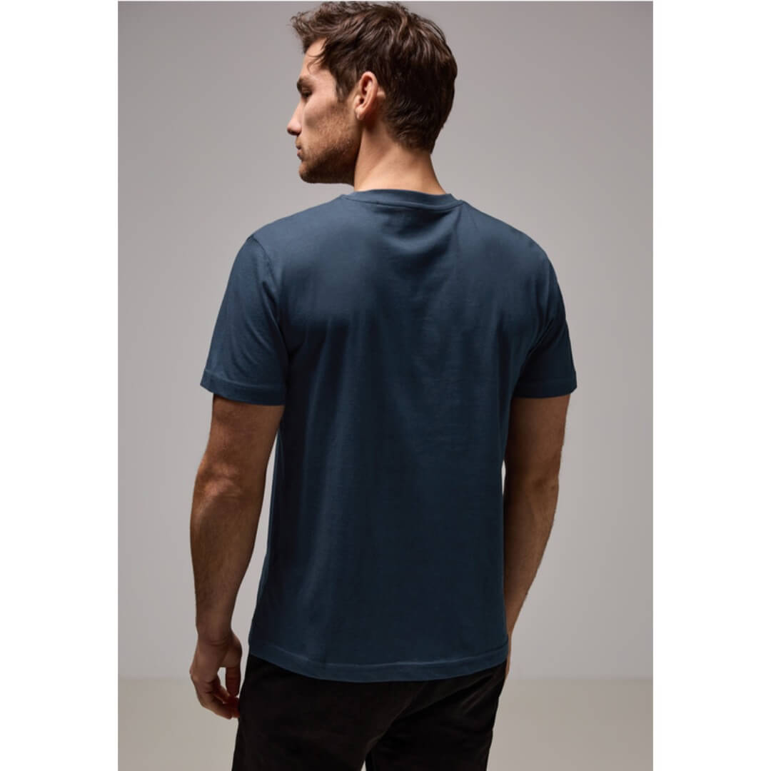 Street One t-paita printti, sininen - Moment.fi