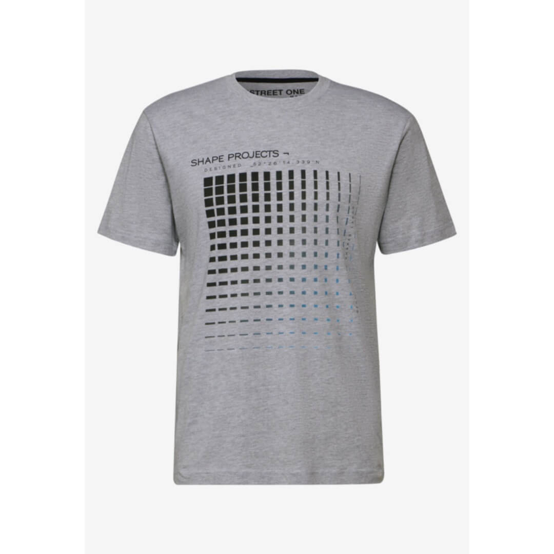 Street One t-paita printti, harmaa - Moment.fi