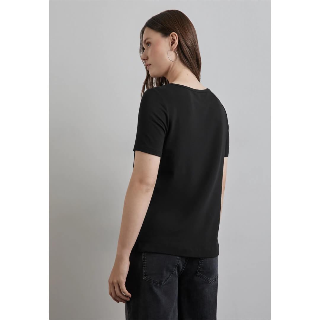 Street One t-paita art, musta - Moment.fi