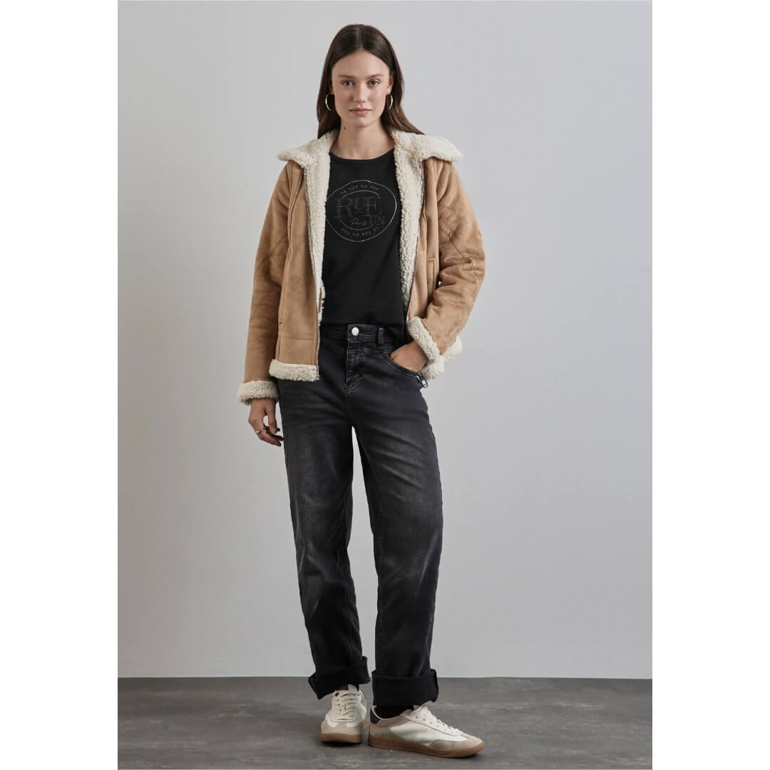 Street One t-paita art, musta - Moment.fi