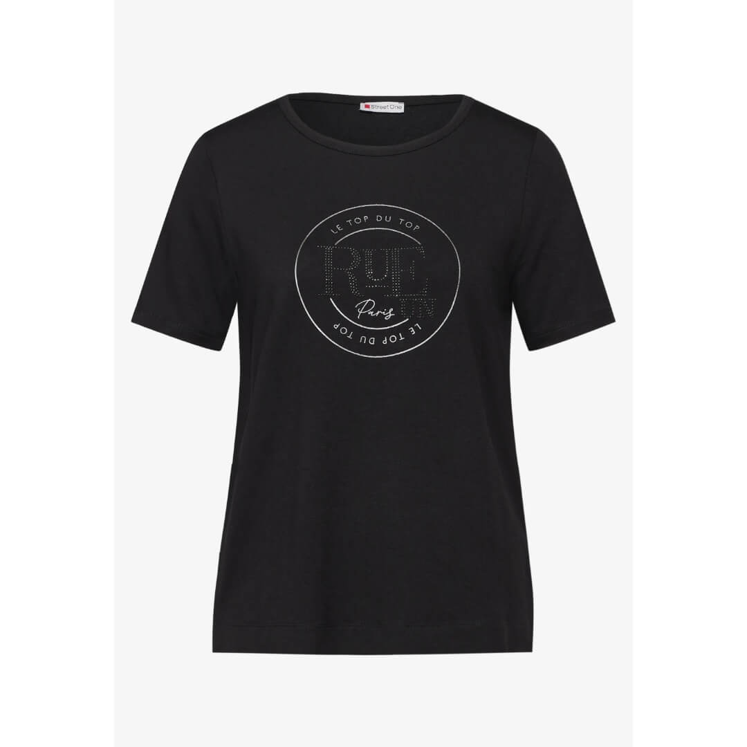 Street One t-paita art, musta - Moment.fi