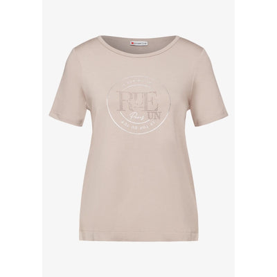 Street One t-paita art, beige