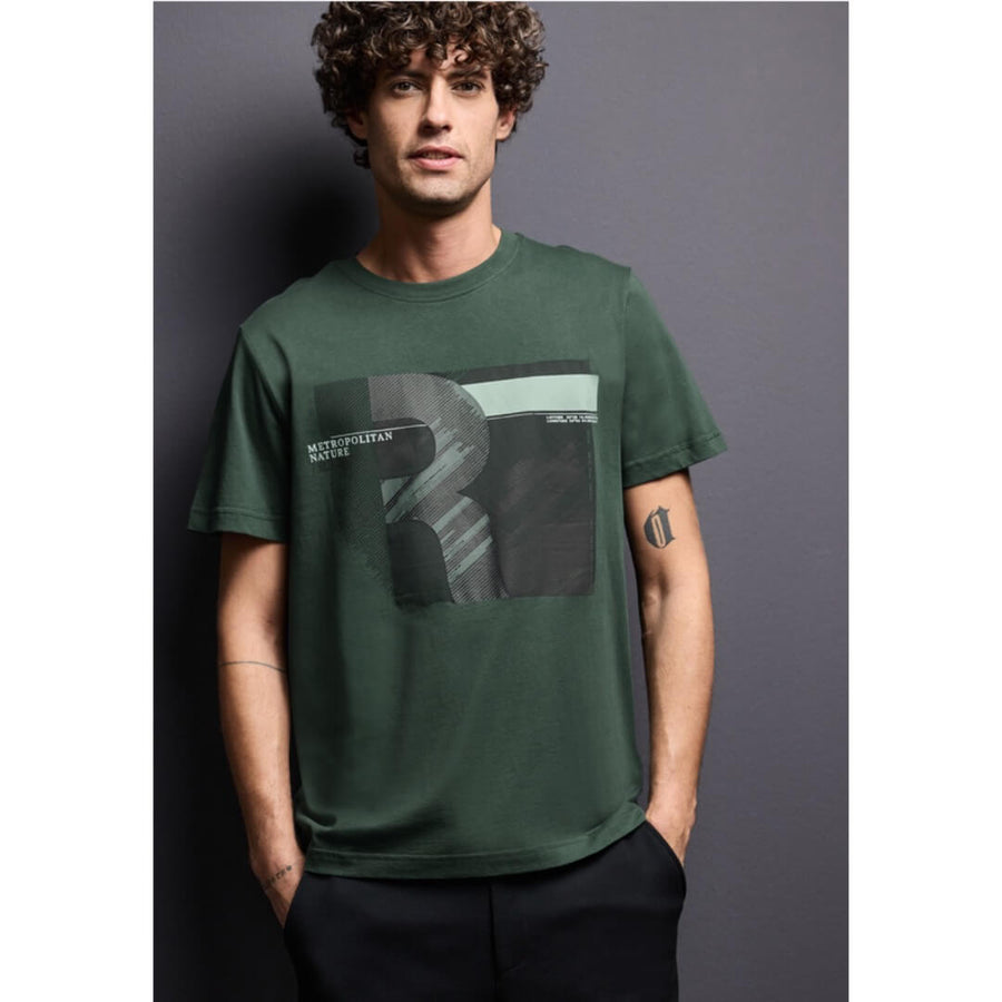 Street One t-paita printti, vihreä - Moment.fi