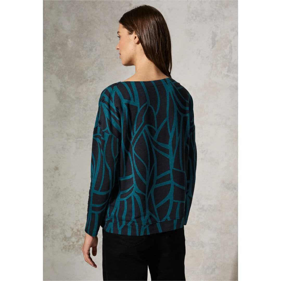 Cecil collegepaita kuosillinen, musta - Moment.fi