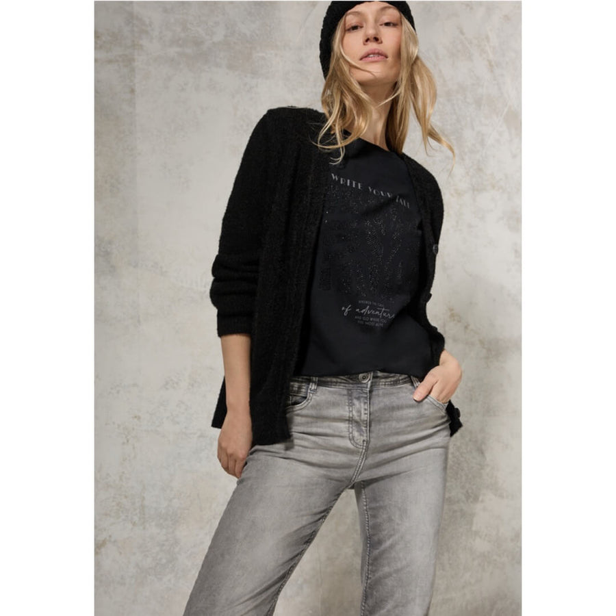 Cecil t-paita, musta - Moment.fi