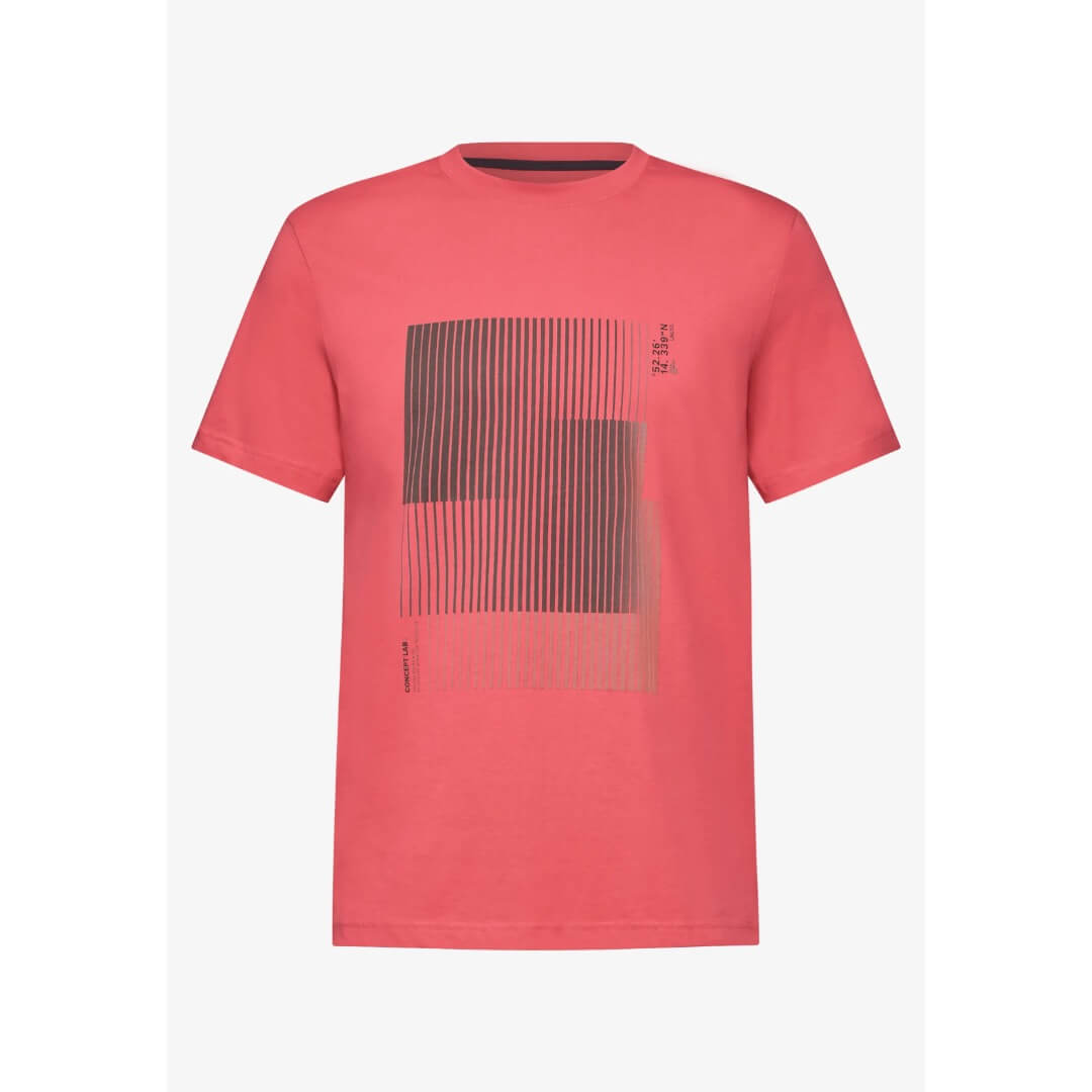 Street One t-paita printti, punainen - Moment.fi