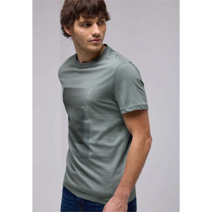 Street One t-paita printti, vihreä - Moment.fi