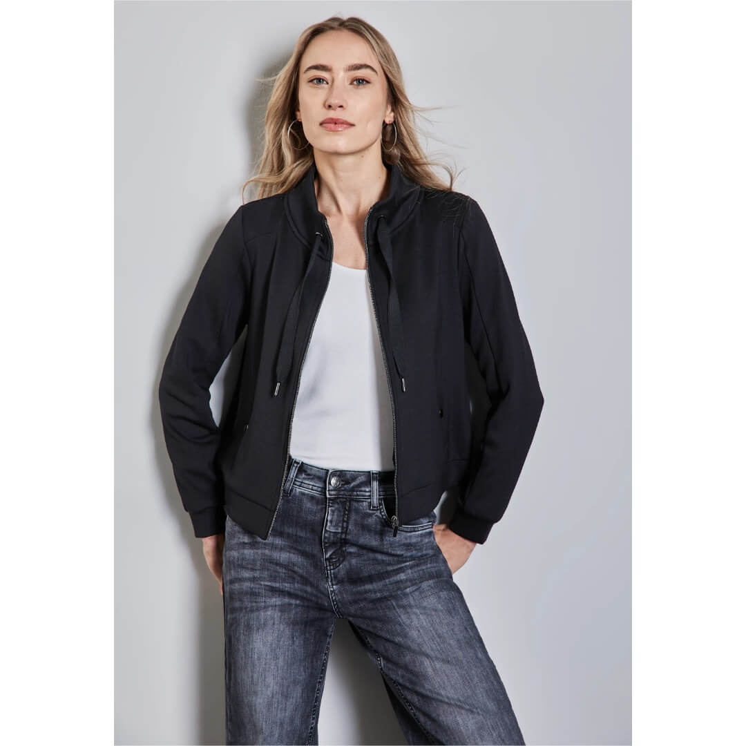 Street One collegetakki, musta - Moment.fi