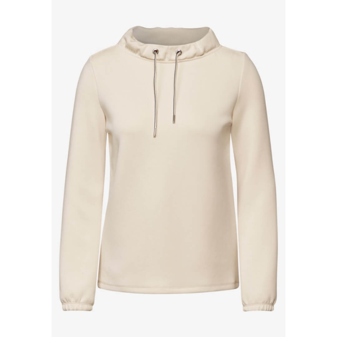 Cecil collegepaita pystykaulus, beige - Moment.fi