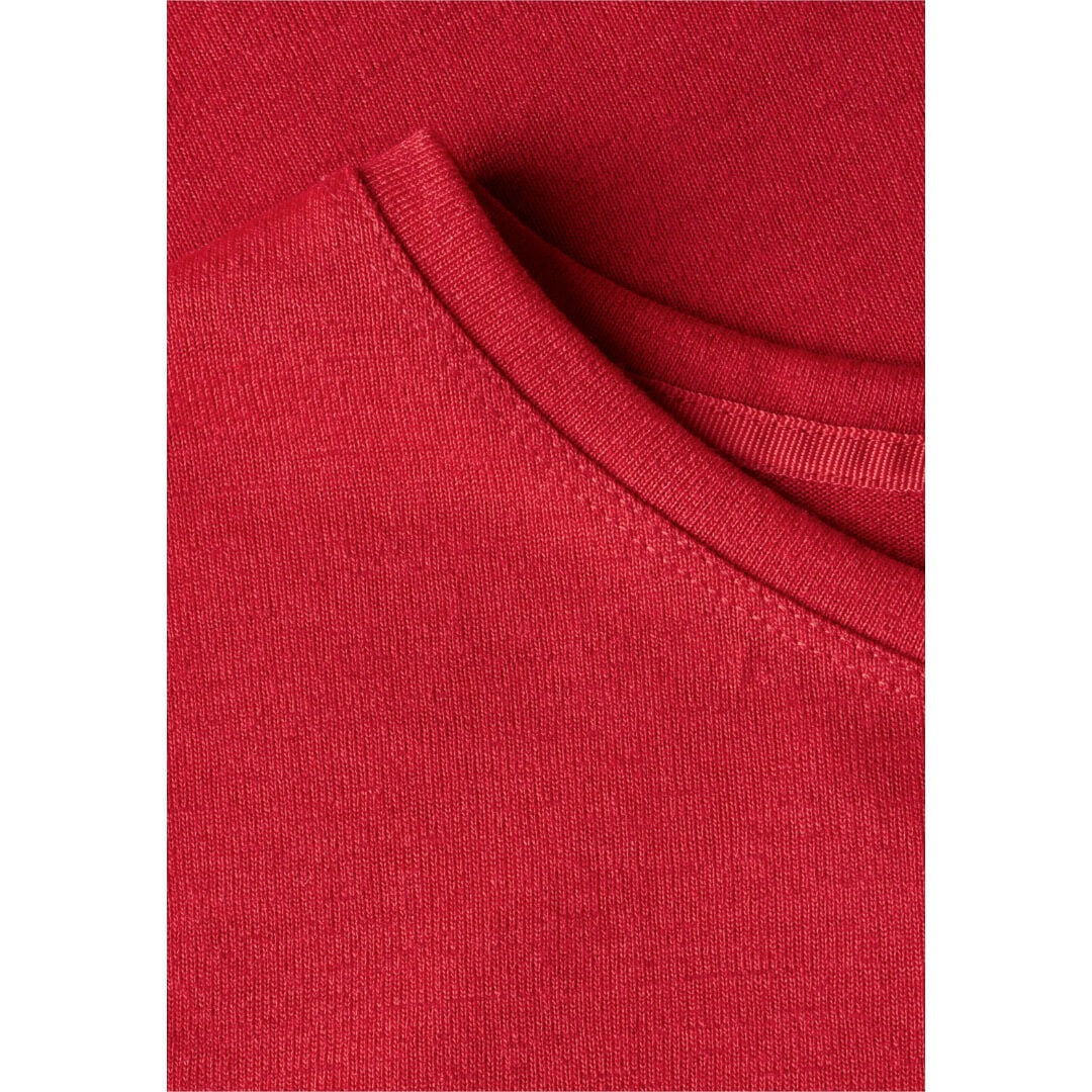 Street One pellavalook t-paita, punainen - Moment.fi