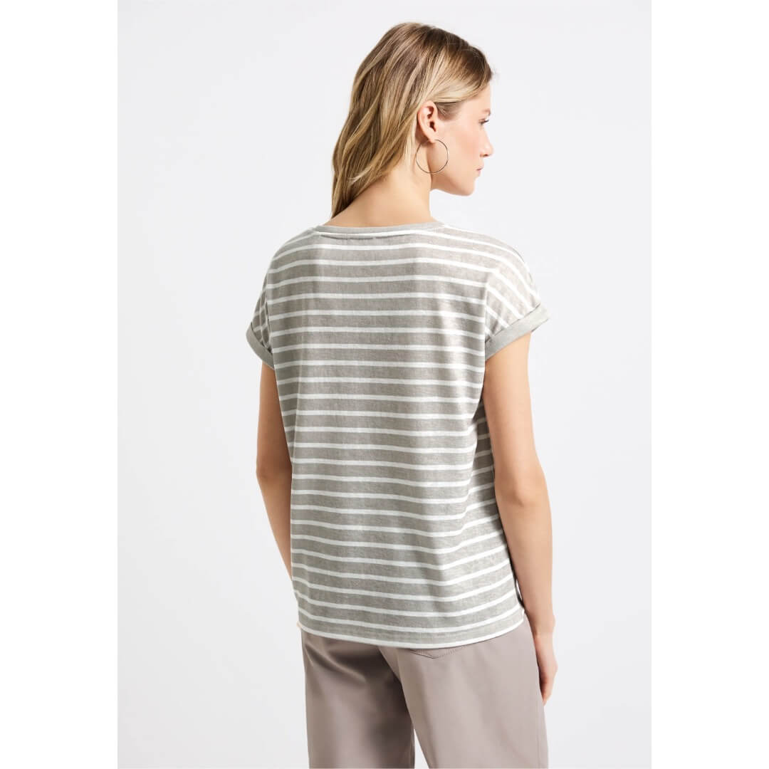 Street One raitapaita, beige - Moment.fi