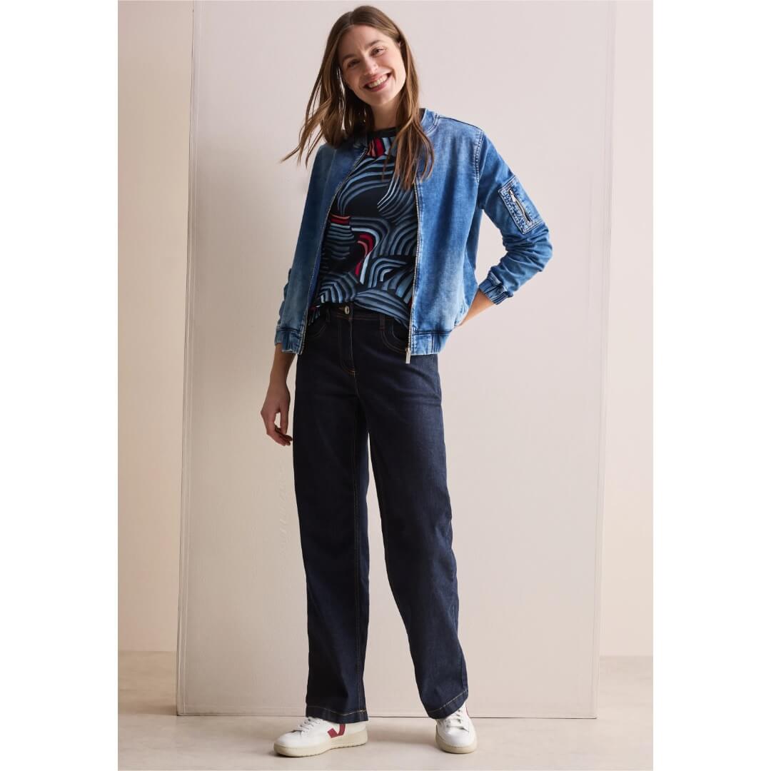 Cecil kuosicollege, tummansininen - Moment.fi