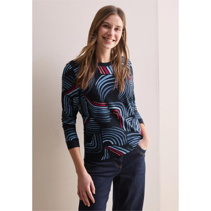 Cecil kuosicollege, tummansininen - Moment.fi