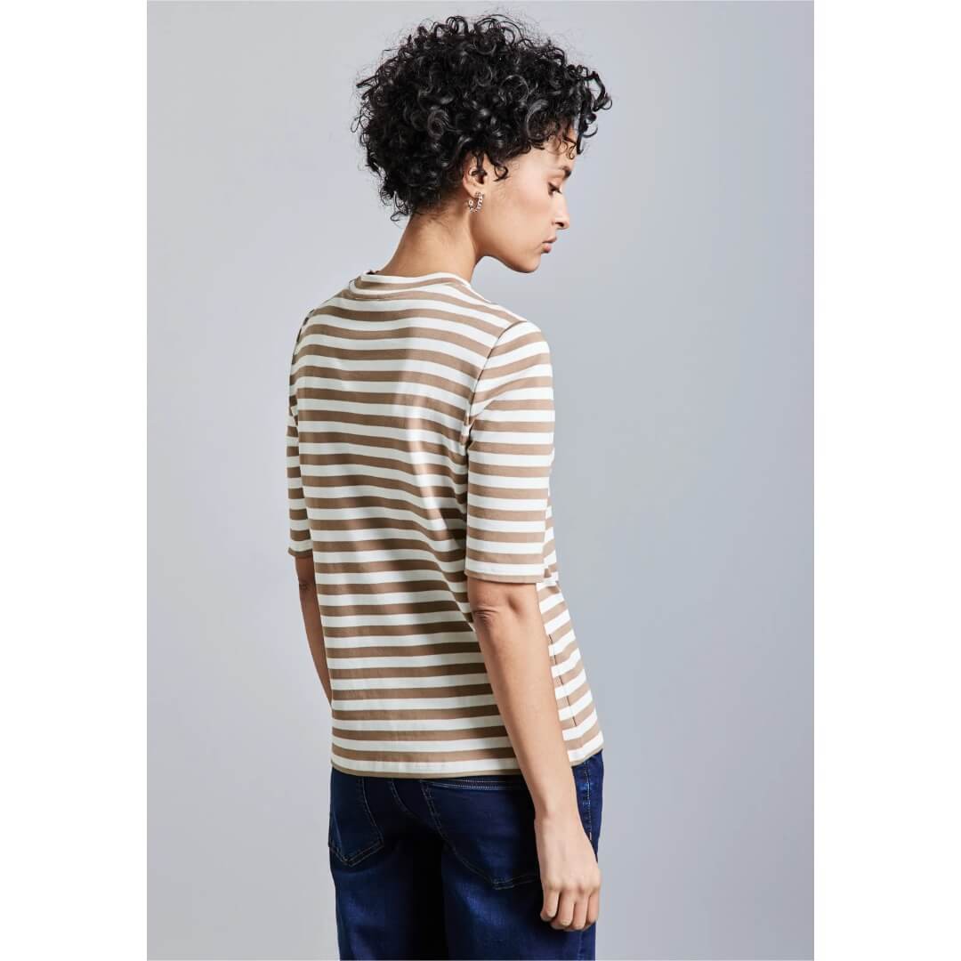 Street One raitatrikoo, beige - Moment.fi