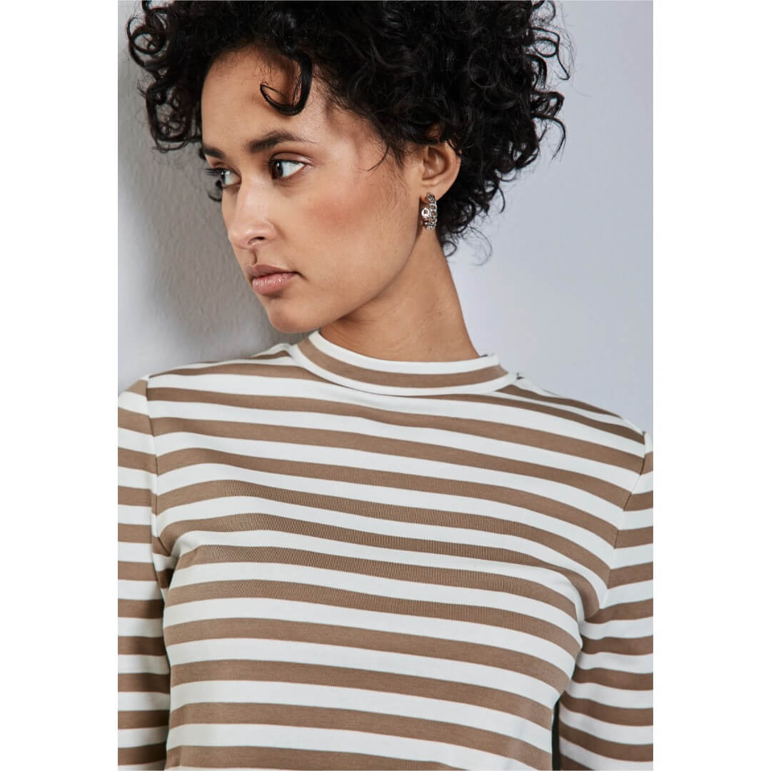 Street One raitatrikoo, beige - Moment.fi