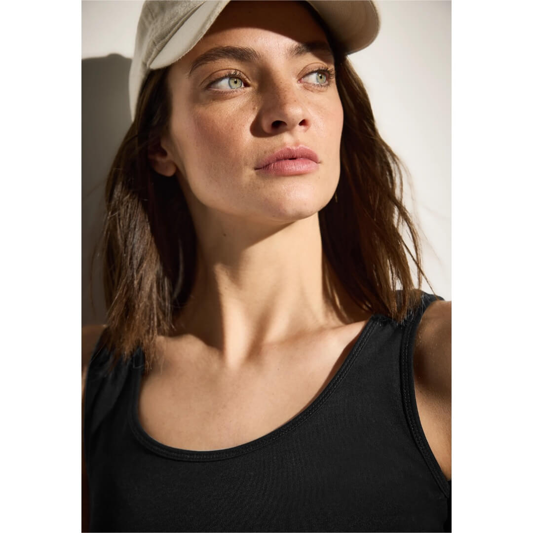 Cecil trikootoppi Linda, musta - Moment.fi