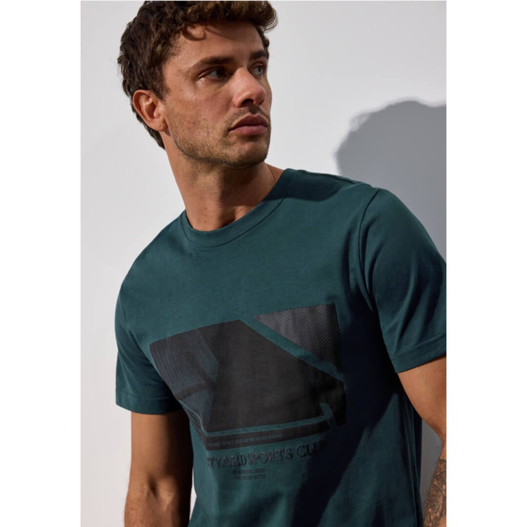 Street One t-paita printti, tummanvihreä - Moment.fi