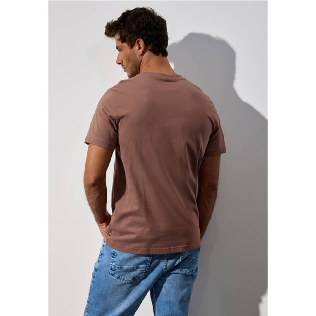 Street One t-paita printti, ruskea - Moment.fi