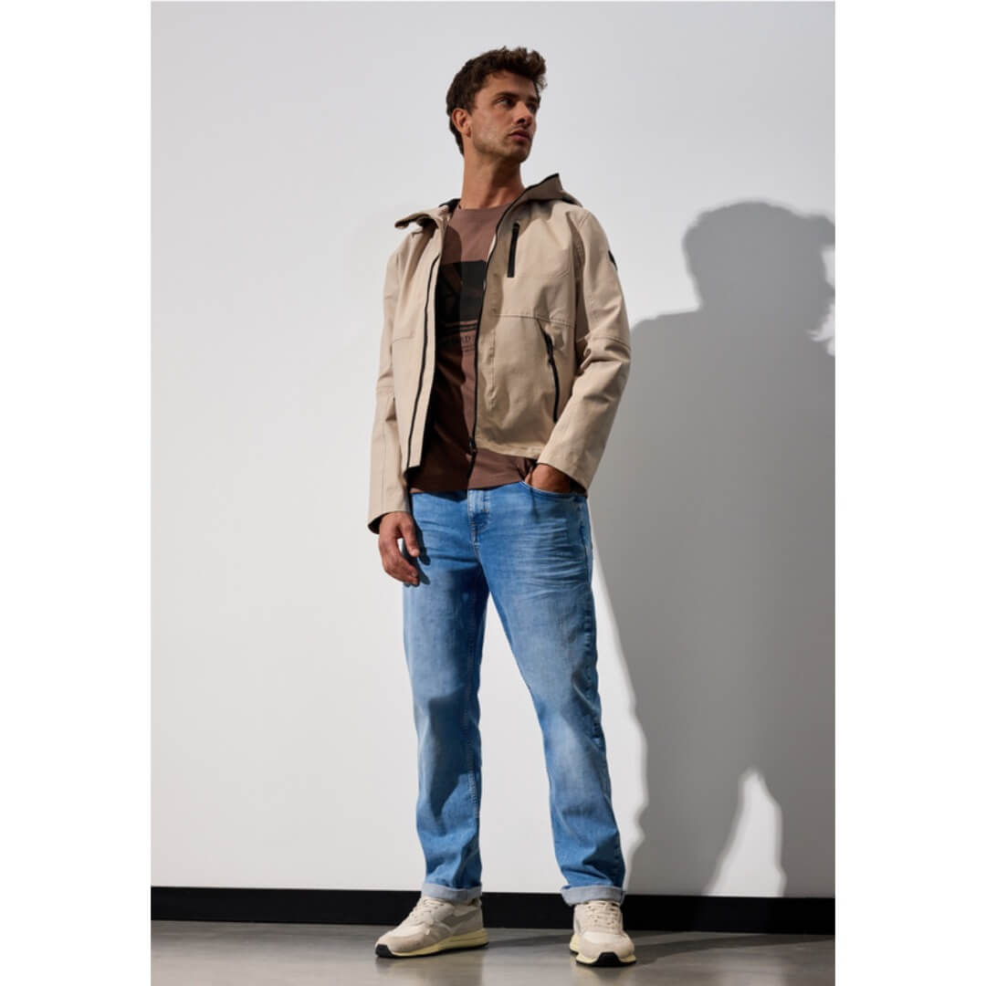 Street One t-paita printti, ruskea - Moment.fi