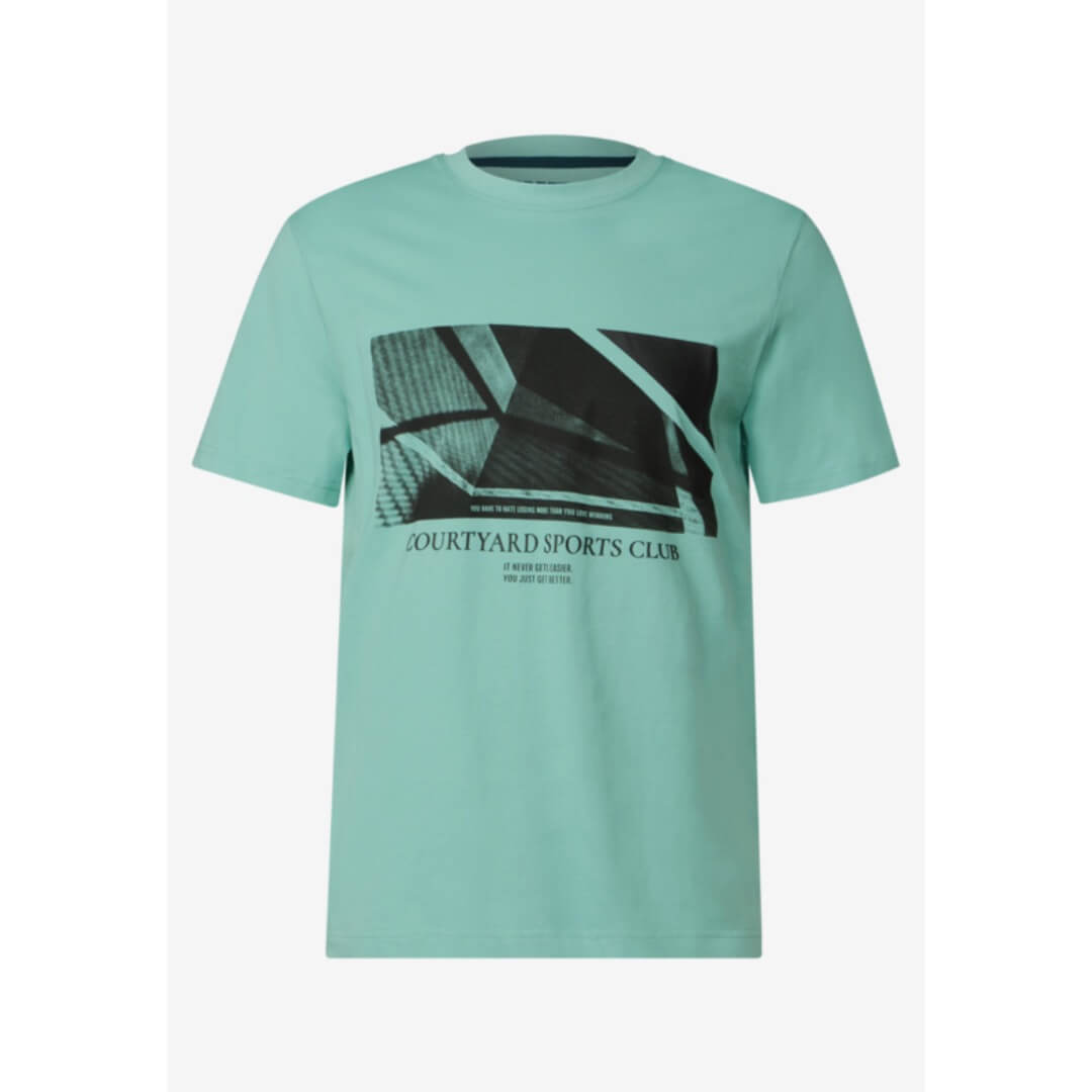 Street One t-paita printti, vaaleanvihreä - Moment.fi