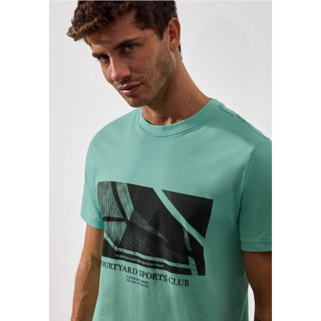 Street One t-paita printti, vaaleanvihreä - Moment.fi