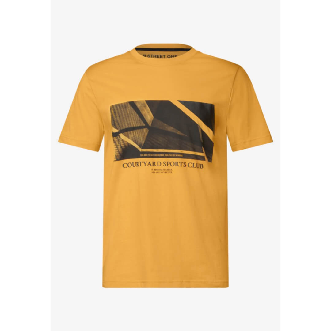 Street One t-paita printti, keltainen - Moment.fi