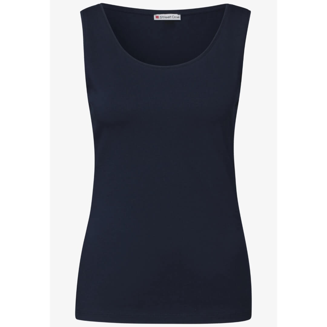 Street One toppi, tummansininen - Moment.fi