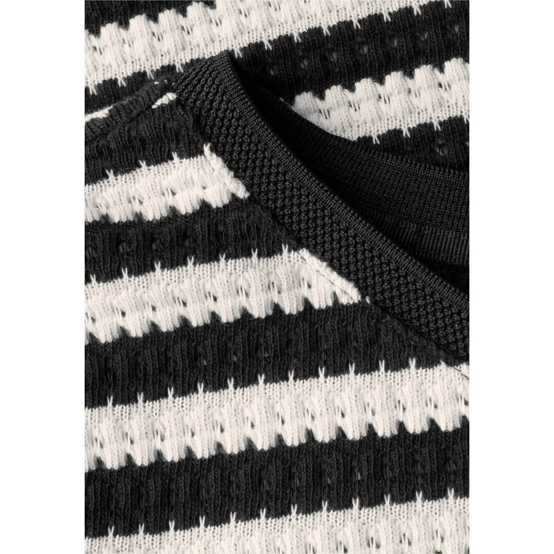 Street One t-paita neulos, musta - Moment.fi