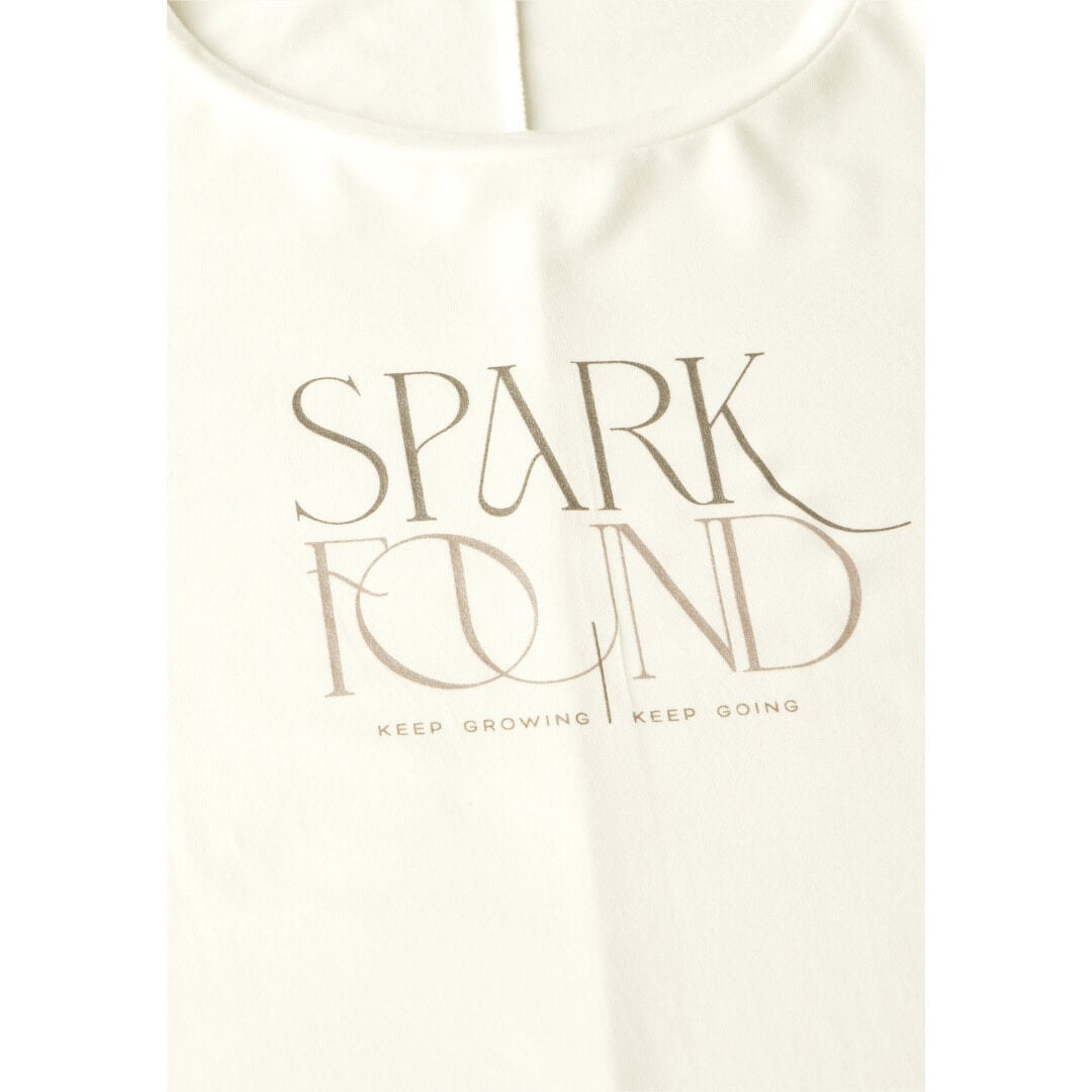 Street One t-paita folioprintti, luonnonvalkoinen - Moment.fi