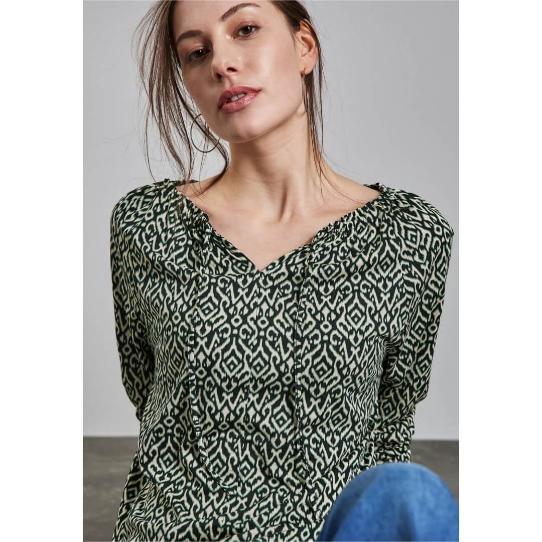 Street One kuosipaita, vihreä - Moment.fi