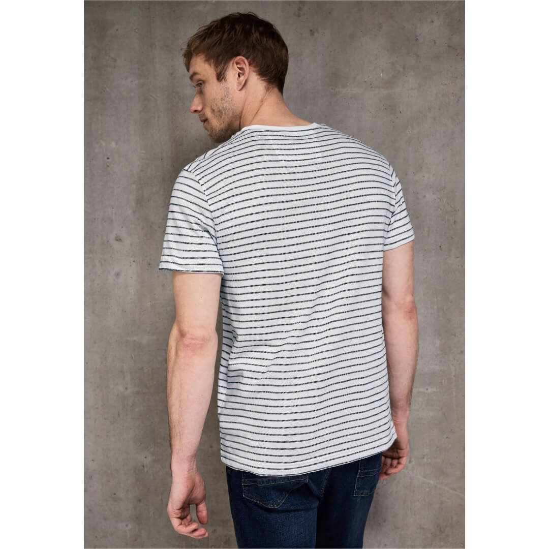 Street One t-paita raita, valkoinen - Moment.fi