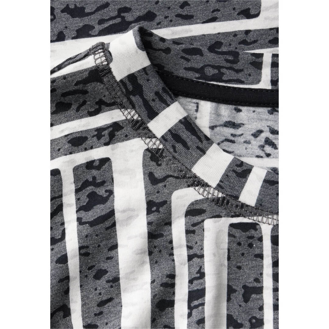 Cecil t-paita kuosi, tummansininen - Moment.fi