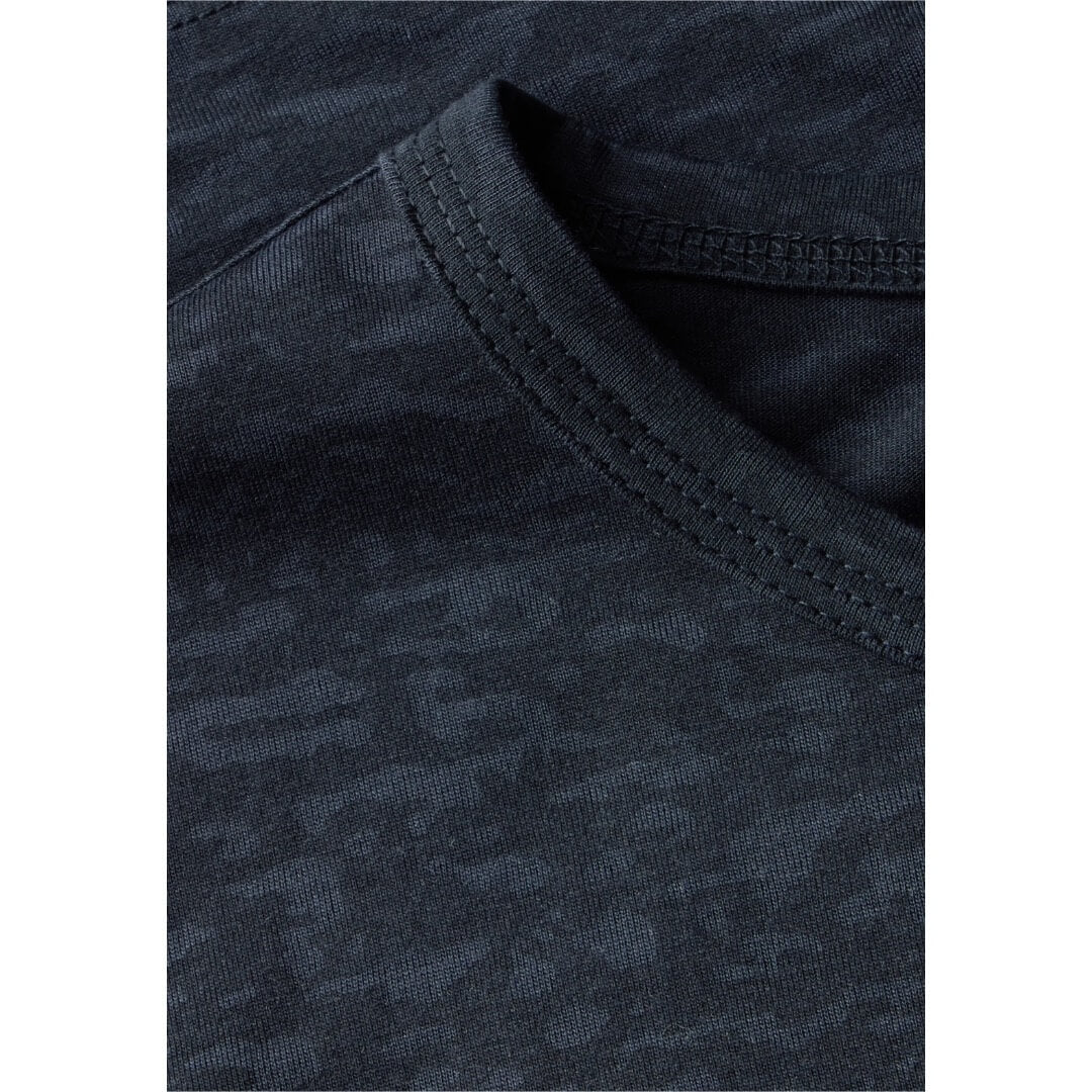 Cecil t-paita printti, tummansininen - Moment.fi